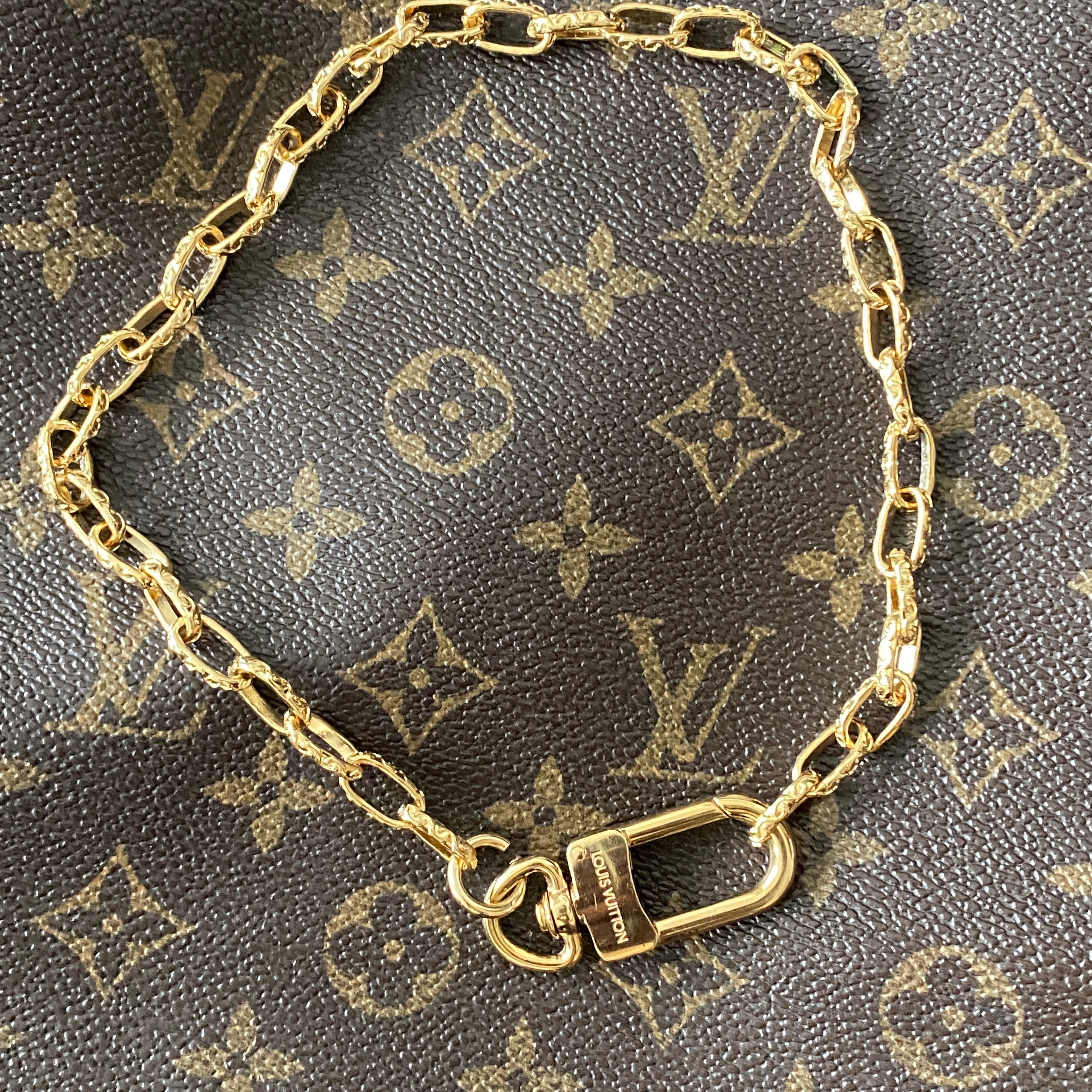 Louis Vuitton Clasp Necklace UPcycled/ REcycled – Luxreloved