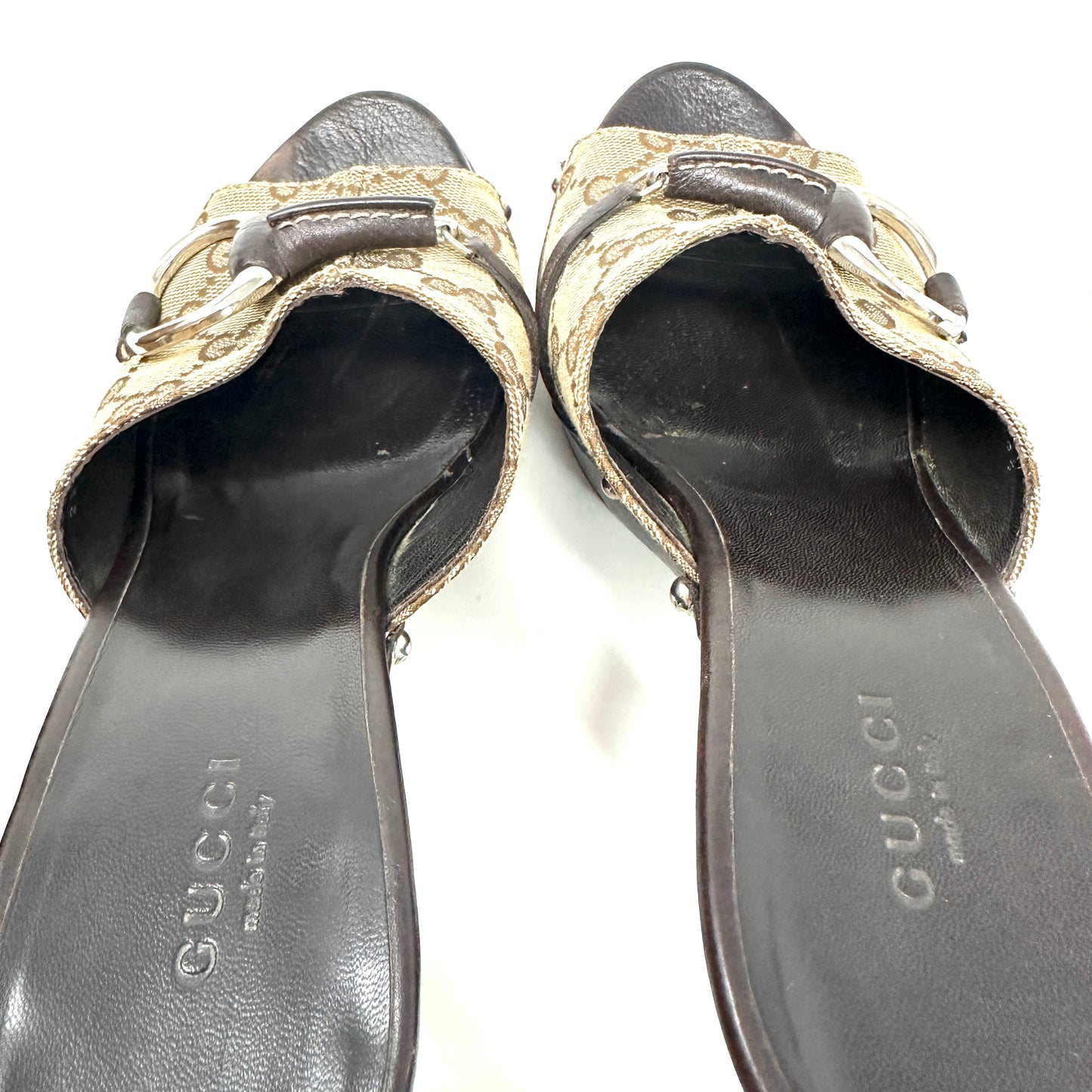 Gucci mule heels 36.5