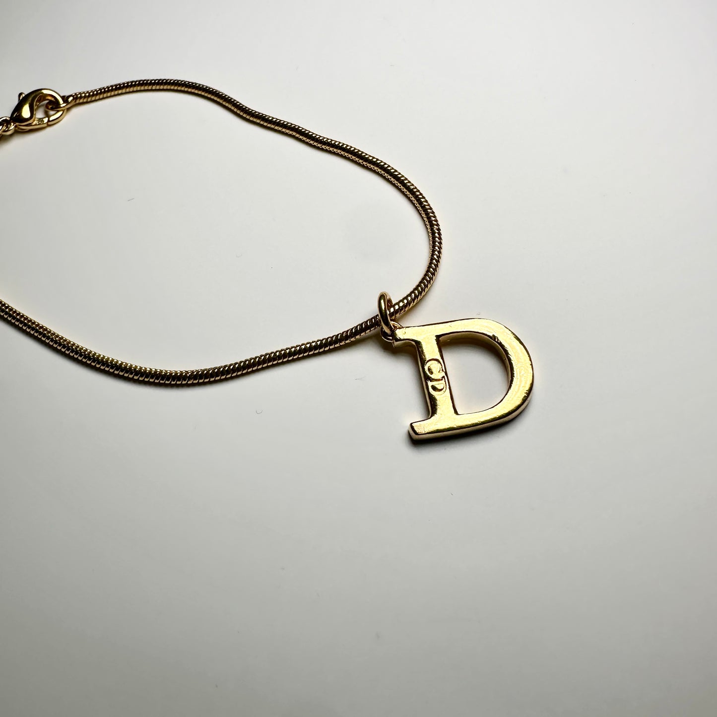 DIOR GOLD "D" BRACELET