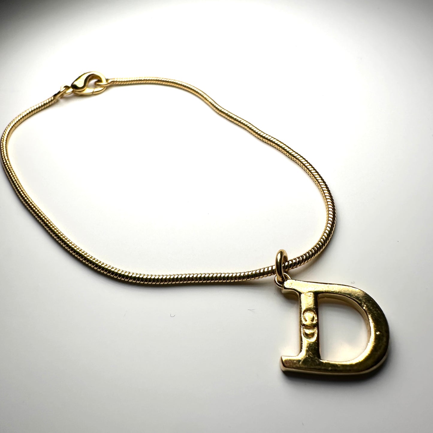 DIOR GOLD "D" BRACELET