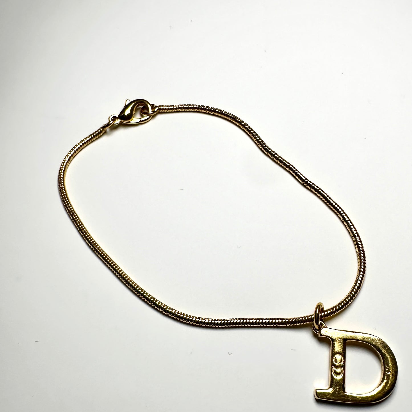 DIOR GOLD "D" BRACELET